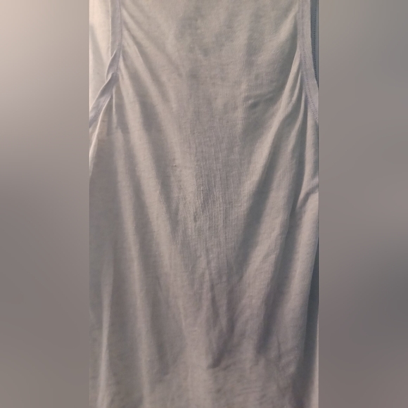 Fifth Sun M Olive Green Sheer Slvls Knotted Front California Graphic Tank Top - Picture 4 of 10